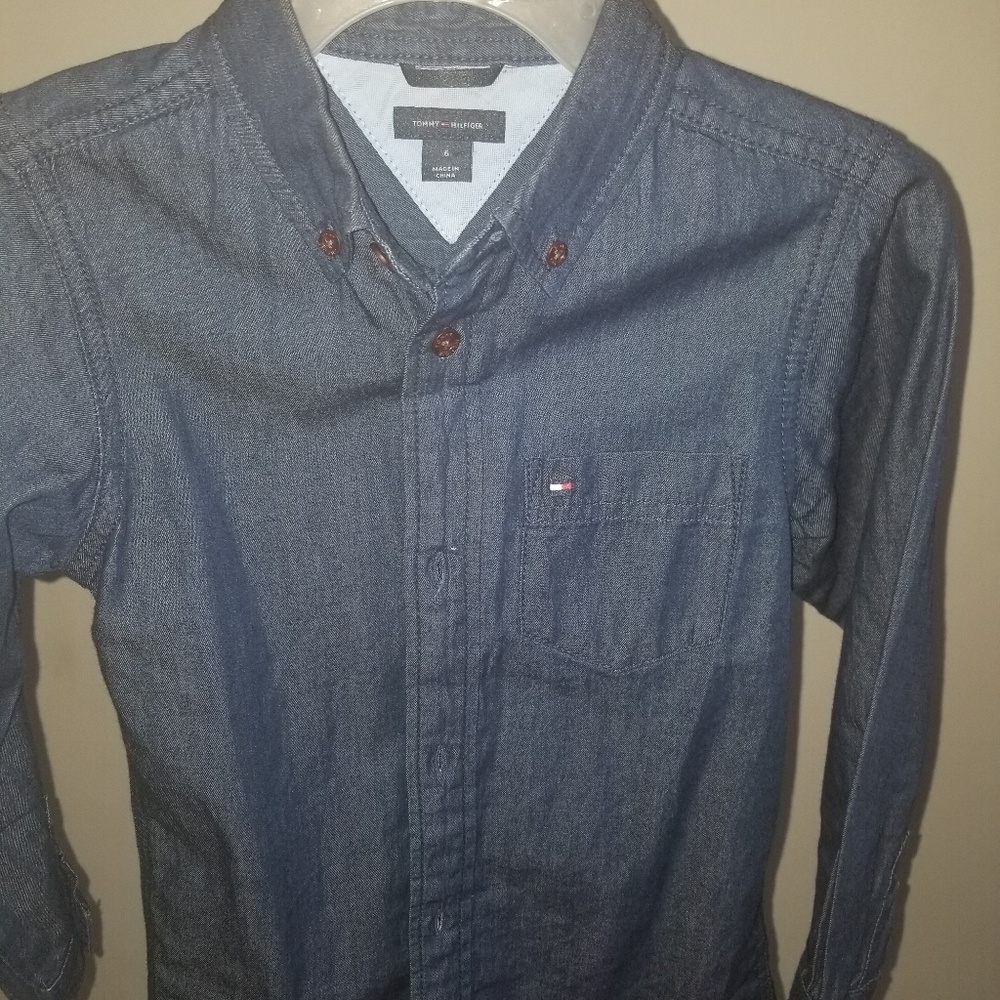 Button Down Jean Shirt